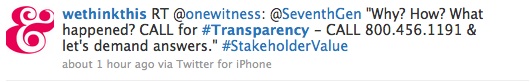tweets transparency